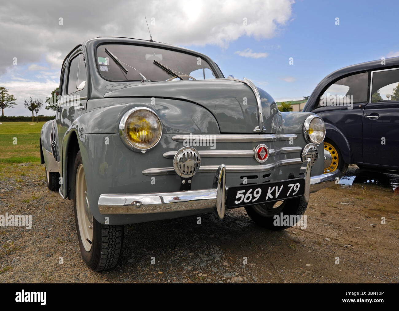 Renault 4Cv saloon Stock Photo