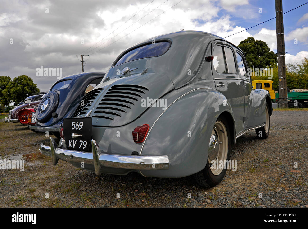 Renault 4Cv saloon Stock Photo