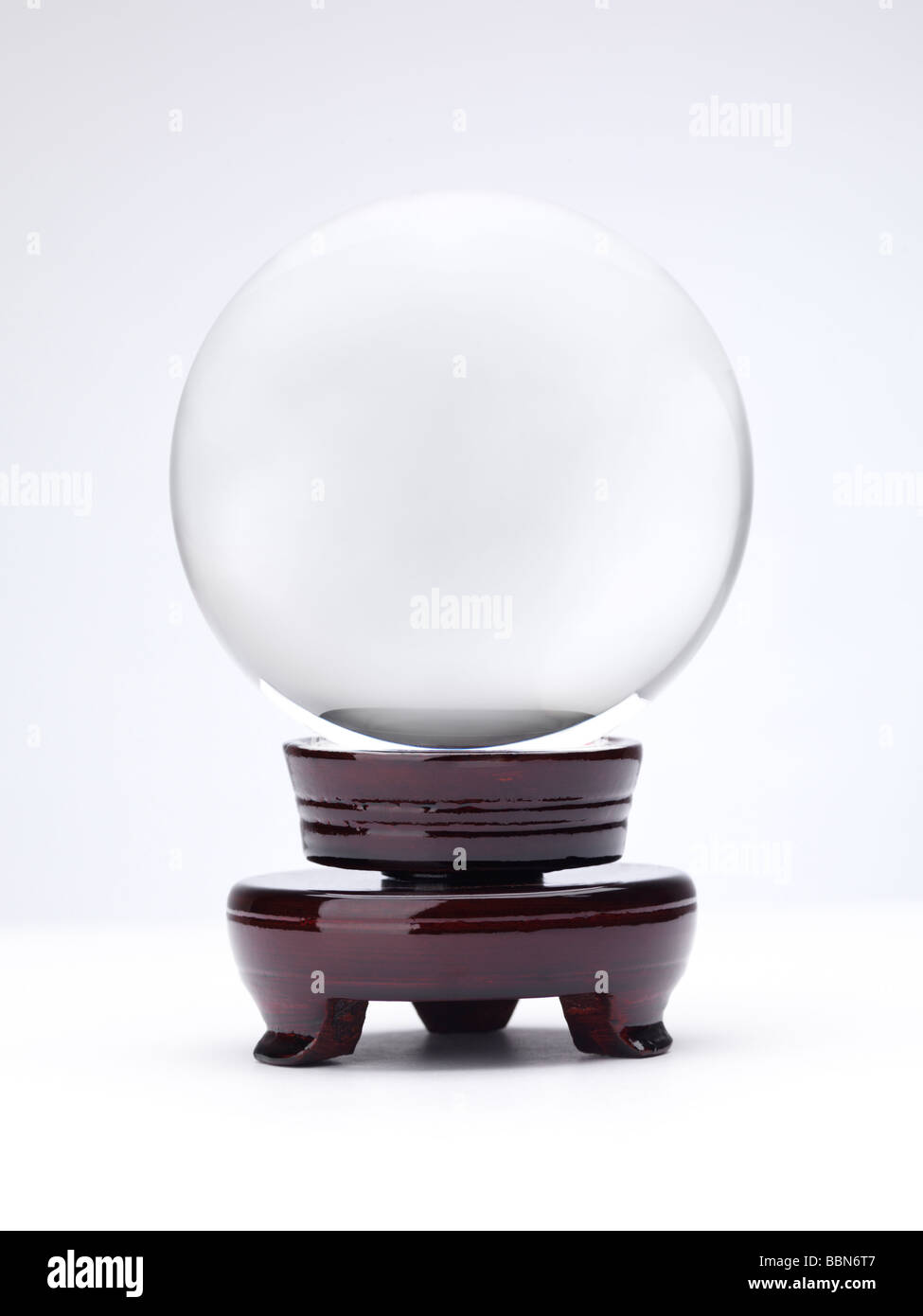 Scrying Crystal Ball Stock Photo Alamy