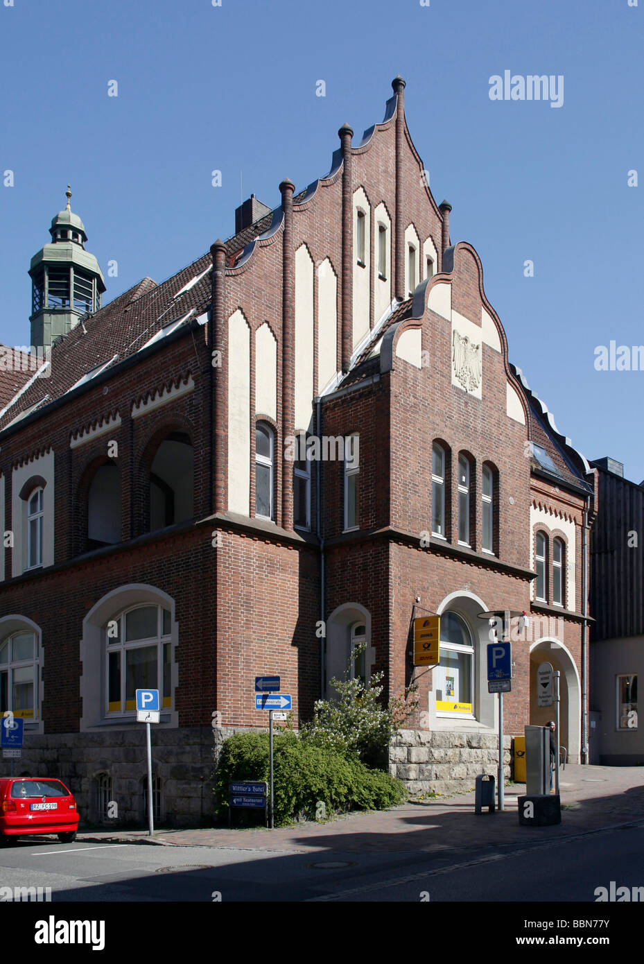 Old post office, Ratzeburg, Schleswig-Holstein, Germany, Europe Stock Photo