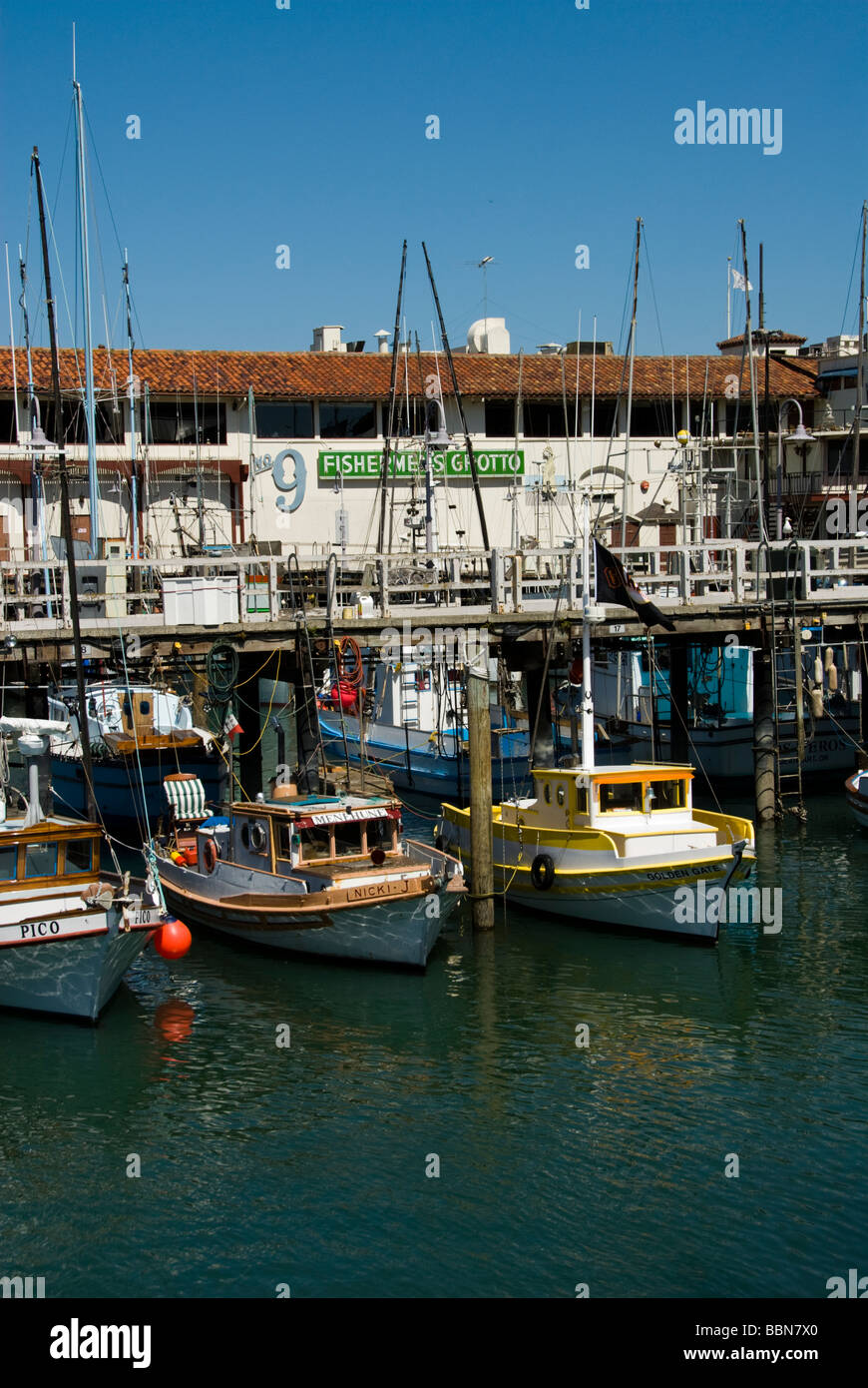 Ca san francisco fisherman wharf hi-res stock photography and