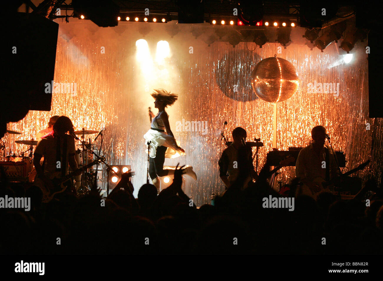 The German pop and rock band MIA, live at the Konzerthaus Schueuer, Lucerne, Switzerland, Europe Stock Photo