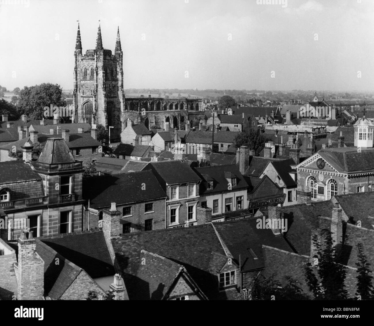geography / travel, Great Britain, Tamworth, city views / cityscapes, 1960s, Stock Photo