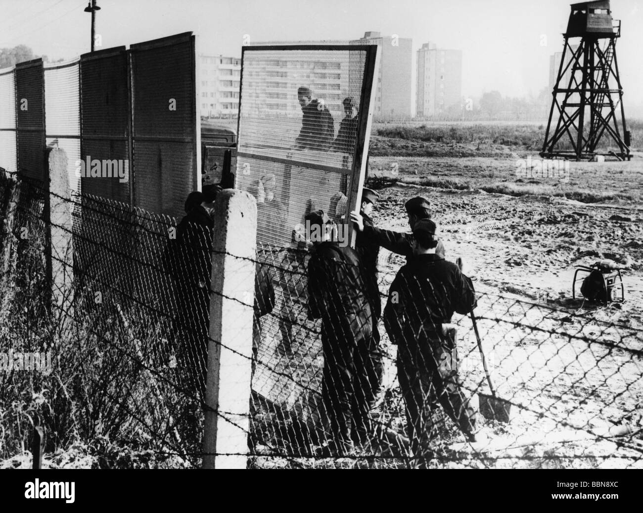 geography / travel, Germany, Berlin, wall, renewal, 1965, Stock Photo