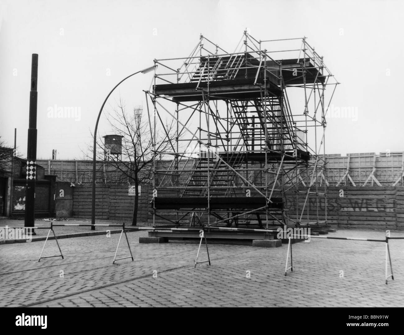 Berlin wall tower 1964 hires stock photography and images Alamy