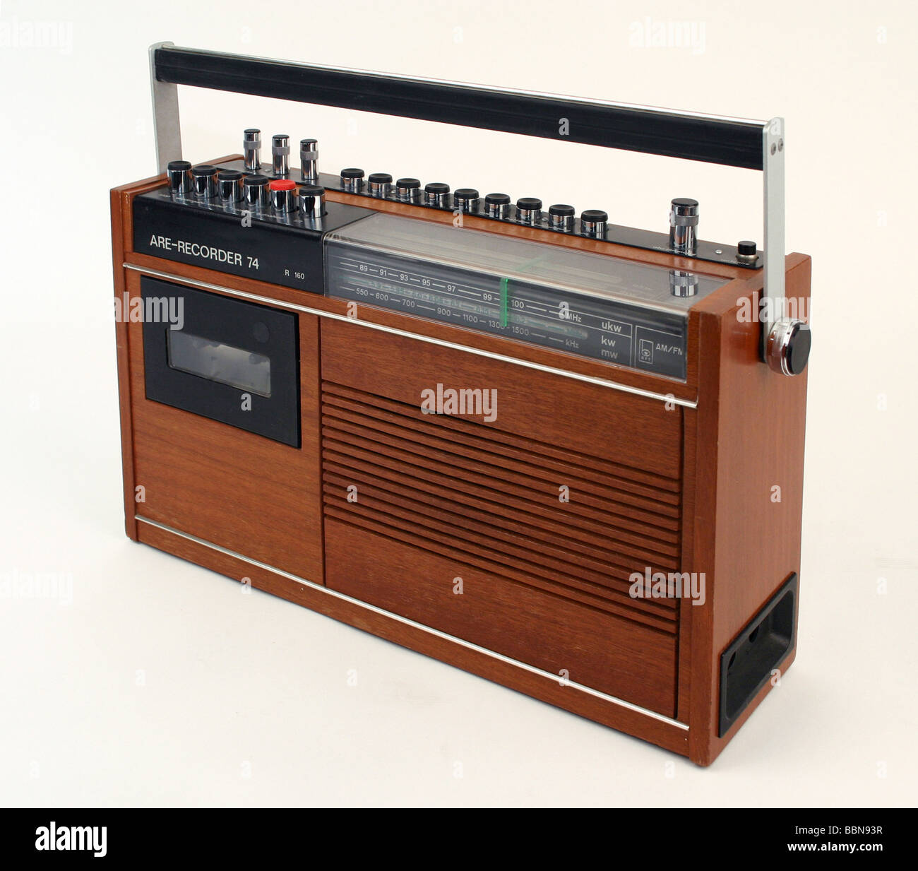 broadcast, radio, radio sets, cassette recorder ARERecorder 74, made