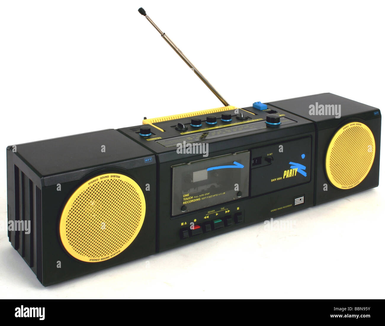 broadcast, radio, radio sets, stereo-radio recorder SKR 1200 party with  removable speakers, made by VEB Stern-Radio Berlin, 1989 Stock Photo - Alamy
