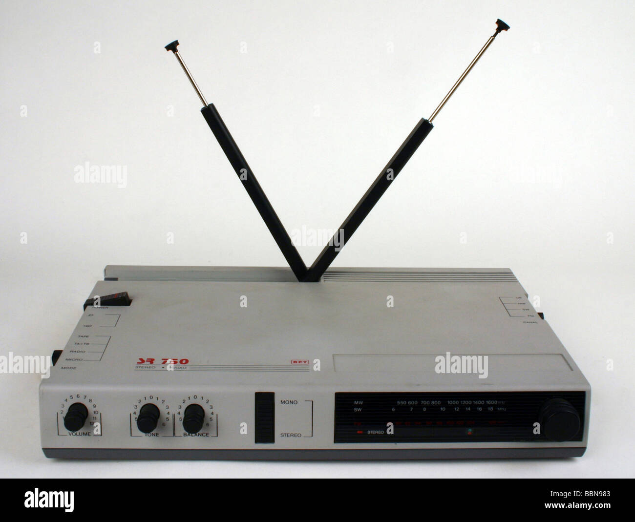 broadcast, radio, radio sets, typ for stereo radio set SR 750 ("male