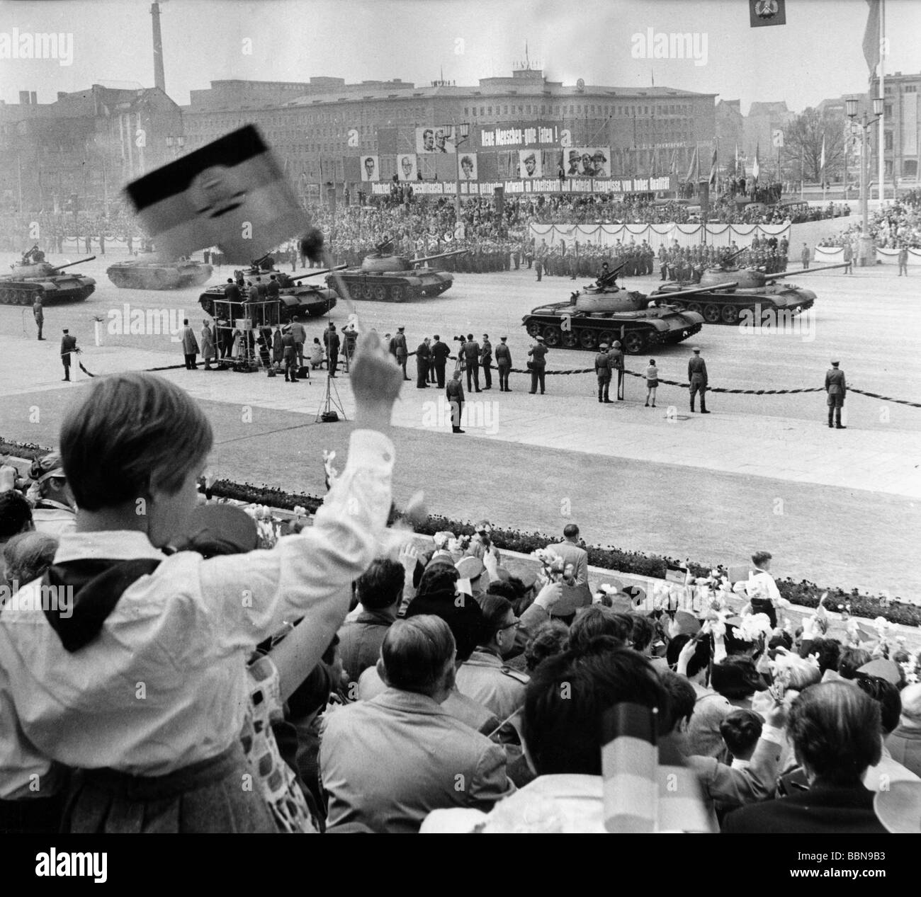 East germany parade hi-res stock ...