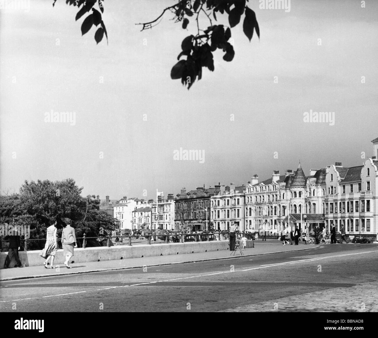 geography / travel, Great Britain, Southport, street scenes, 1950s, Stock Photo