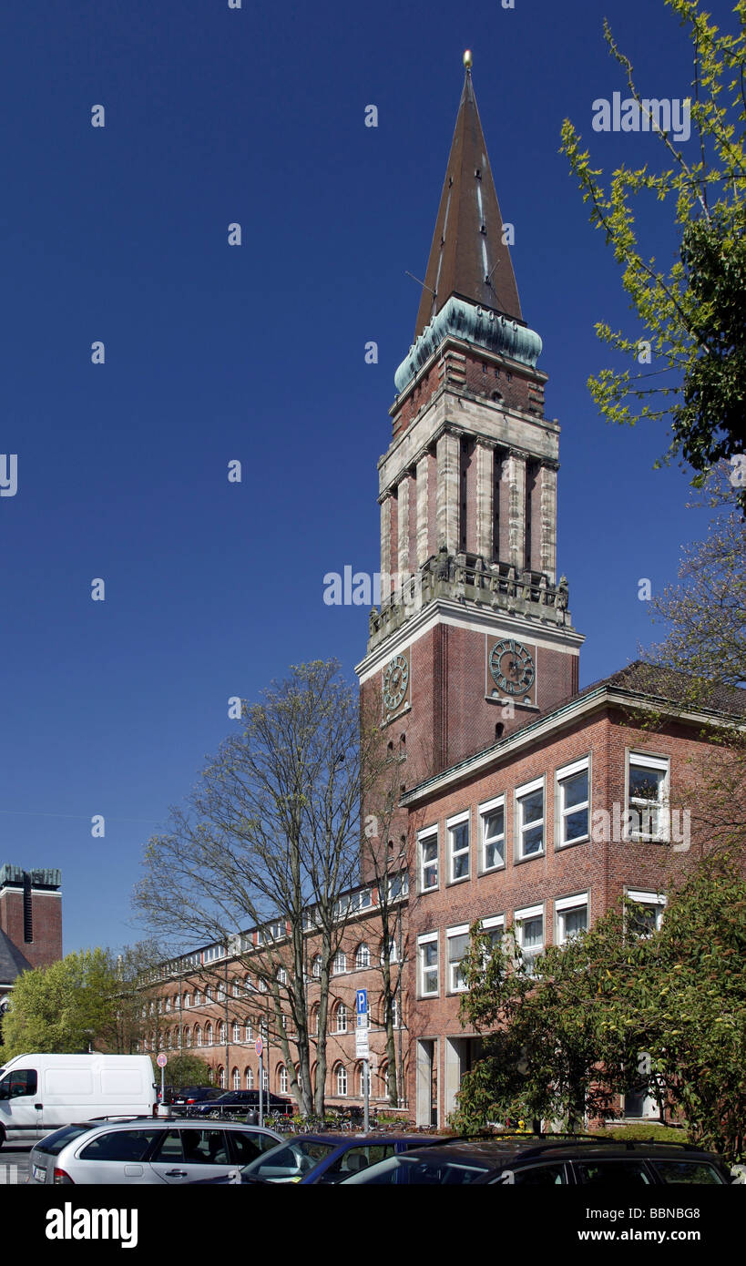 Town hall, Kiel, SchleswigHolstein, Germany, Europe Stock Photo Alamy