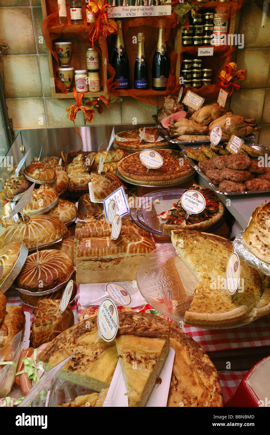 French butcher shop Stock Photo Alamy