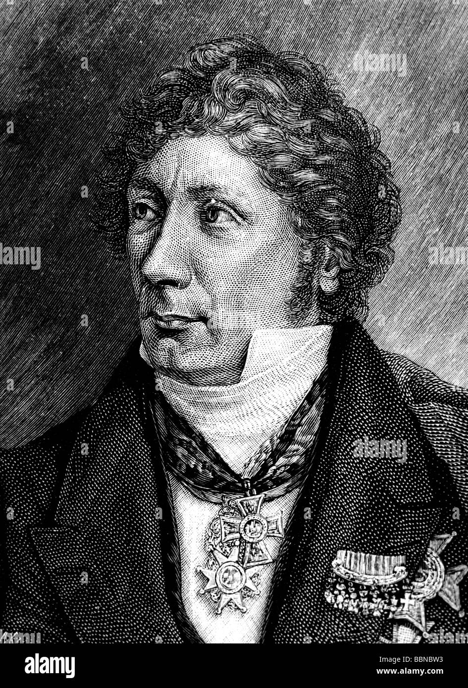 Klenze Leo Von 29 2 1784 27 1 1864 German Architect Portrait