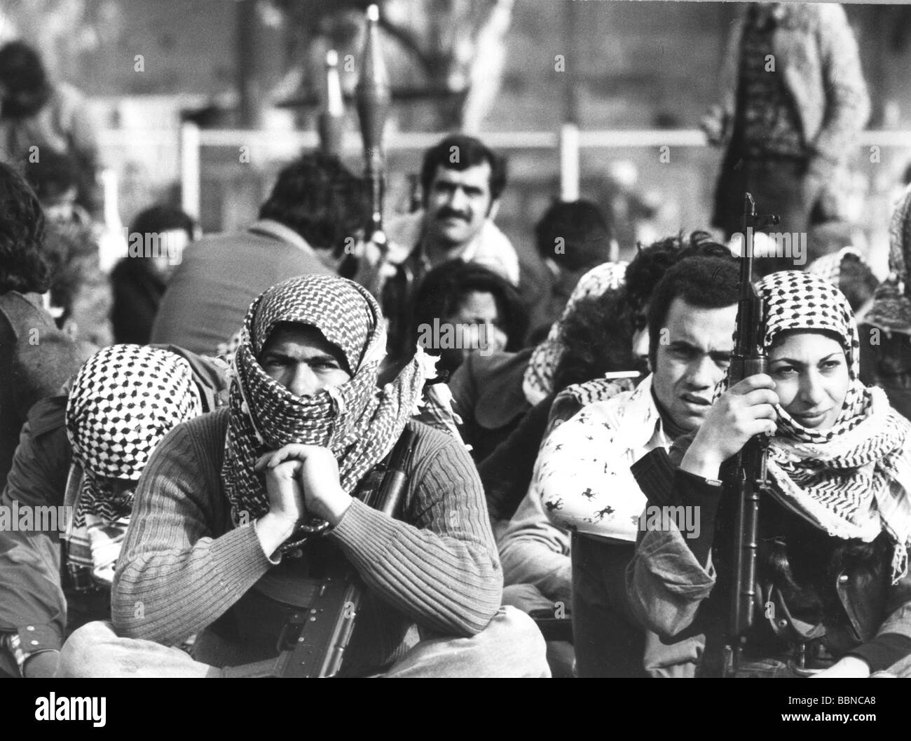 Members of the pla palestinian liberation army hi-res stock photography