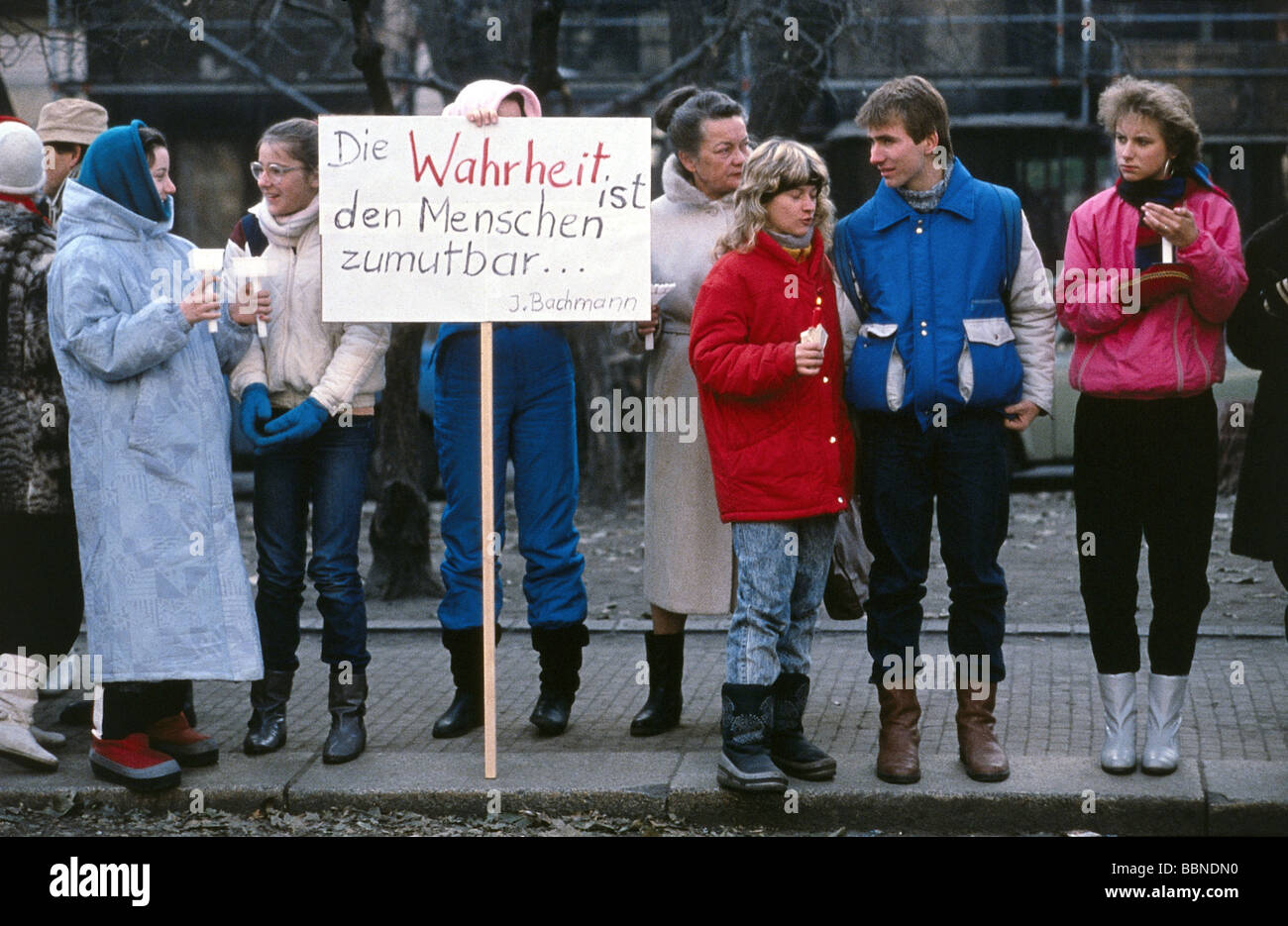 1989 Demonstrations High Resolution Stock Photography and Images - Alamy