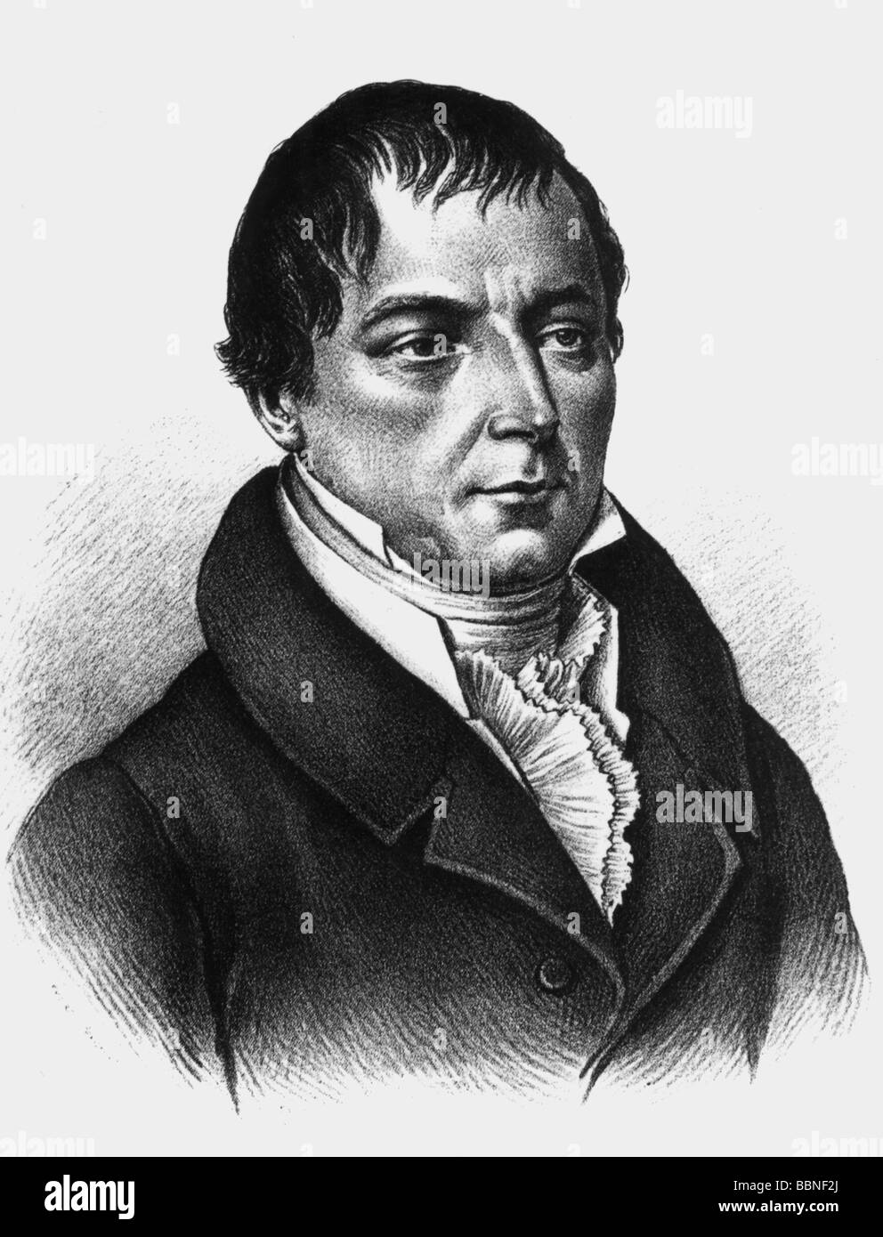 Buch, Christian Leopold von, 26. 4.1774 - 4.3.1853, German scientist (geologist), portrait, contemporary engraving, , Stock Photo