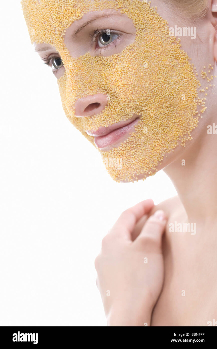 Woman mask face peeling hi-res stock photography and images - Alamy