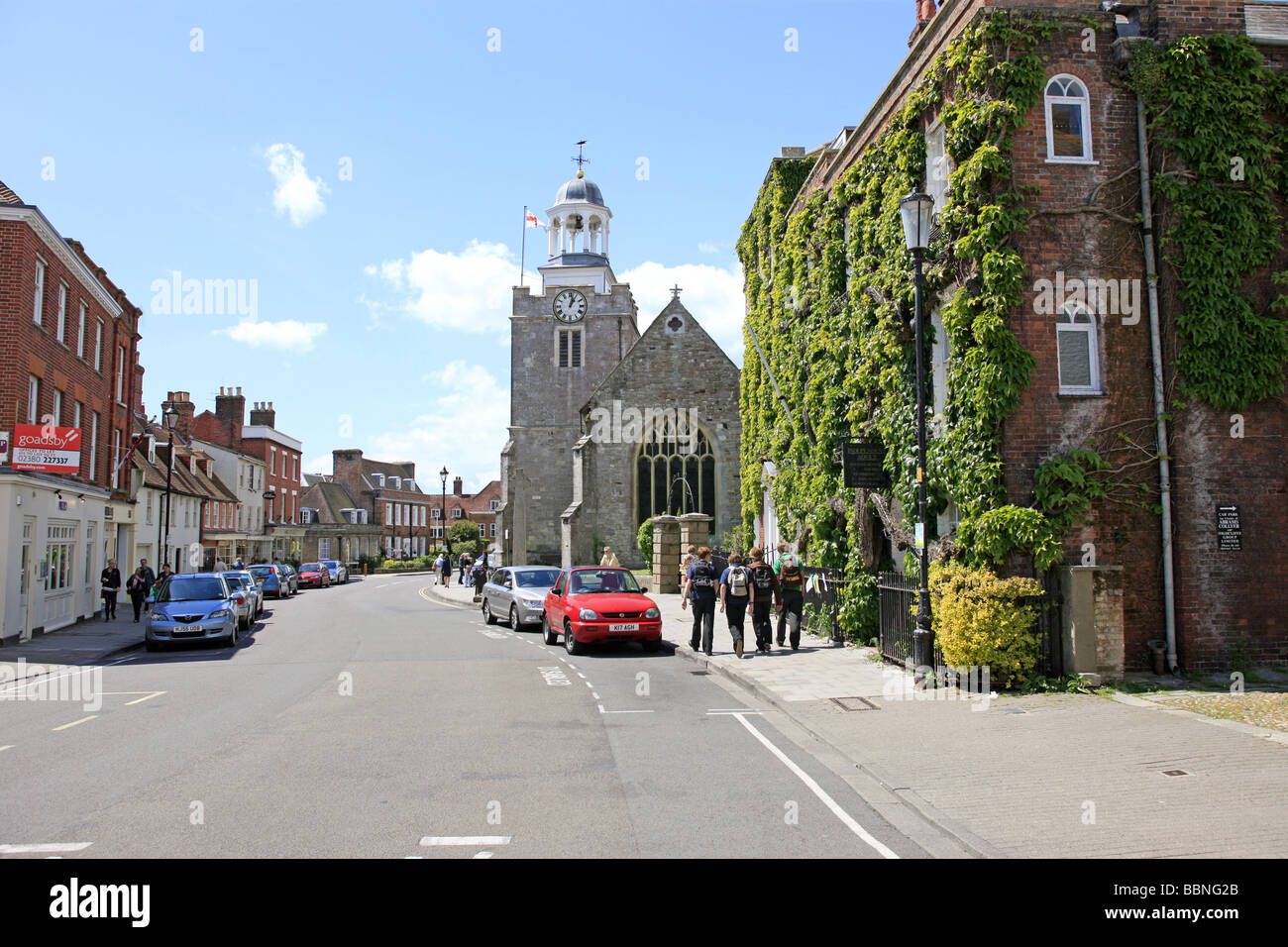 The Church of St Thomas in the High street of Lymington in Hampshire