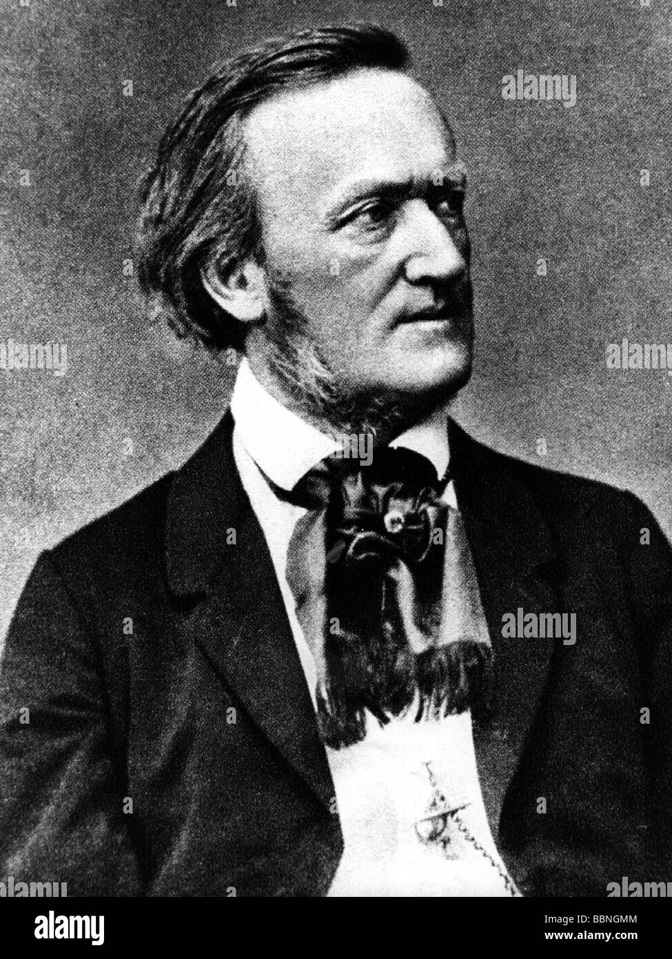 Portrait Of The Composer Richard Wagner Stock Photos & Portrait Of The ...
