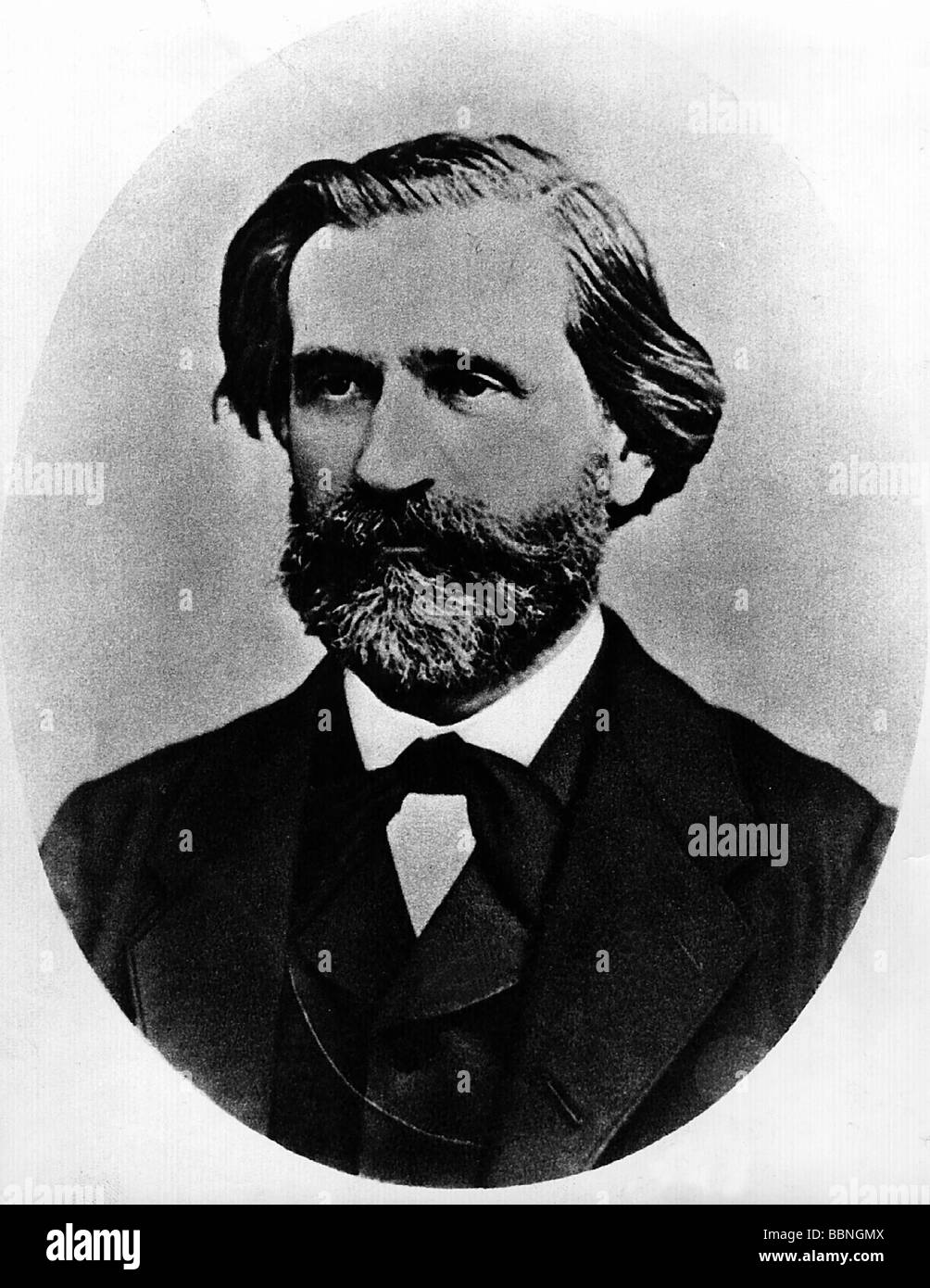 Verdi, Giuseppe, 10.10.1813 - 27.1.1901, Italian composer, portrait, Stock Photo