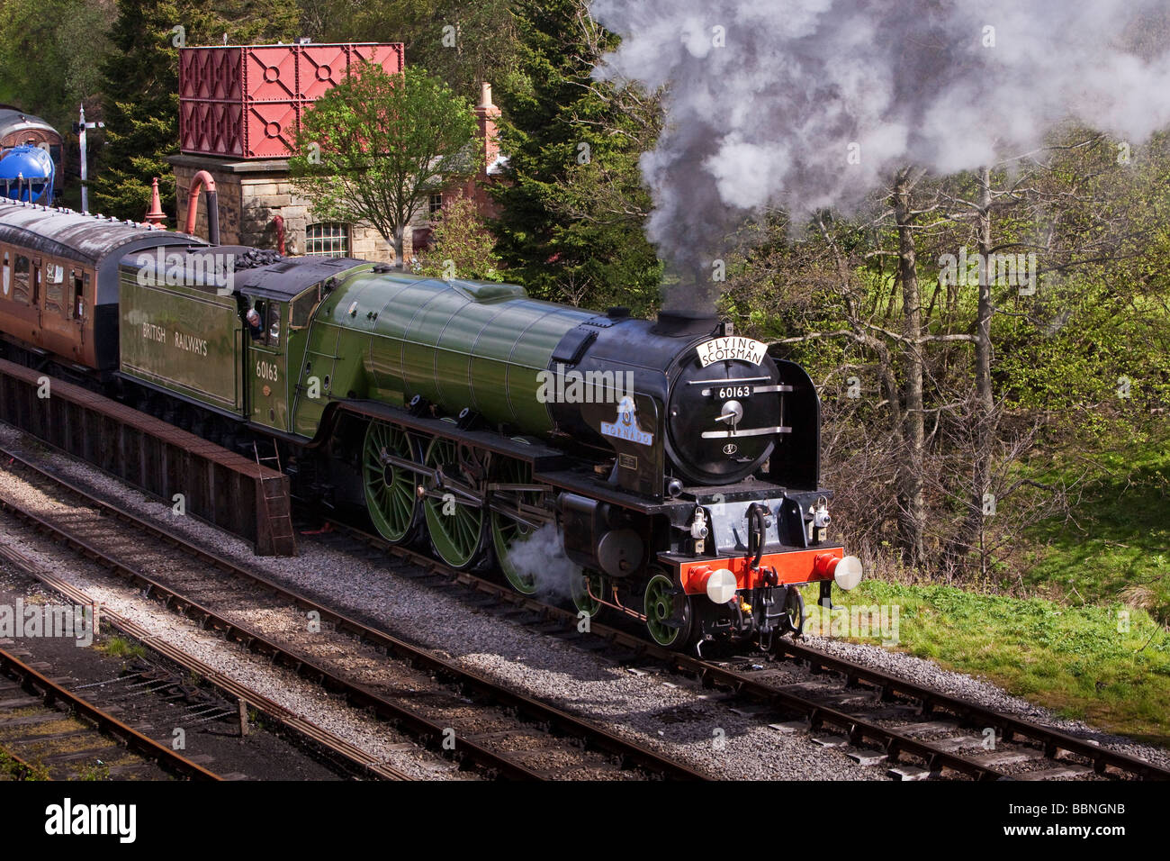 Tornado Steam Engine A1 Steam Locomotive Trust Peppercorn Class A1 Pacific locomotive at Goathland Stock Photo