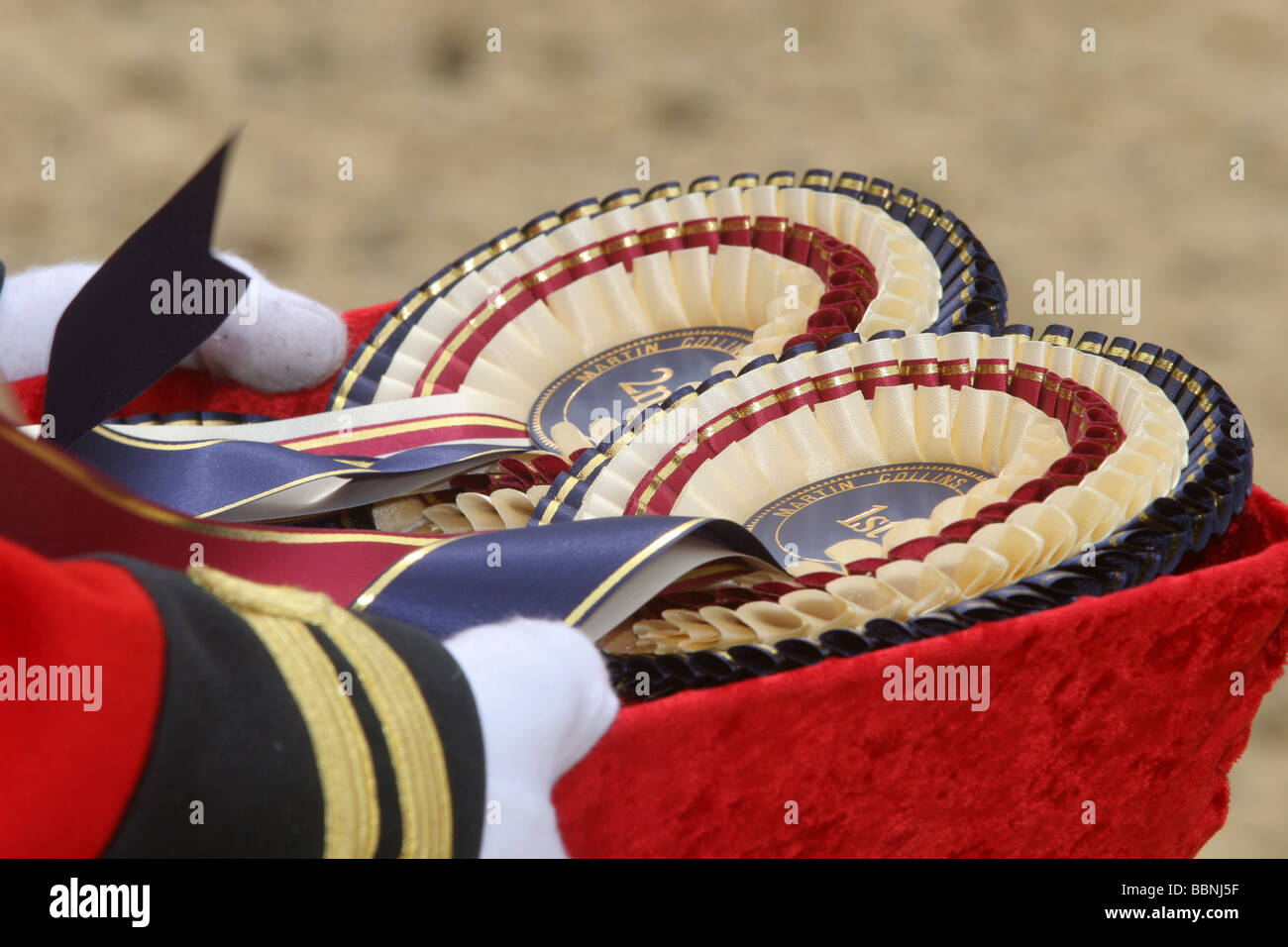 Horse show rosettes hi-res stock photography and images - Alamy