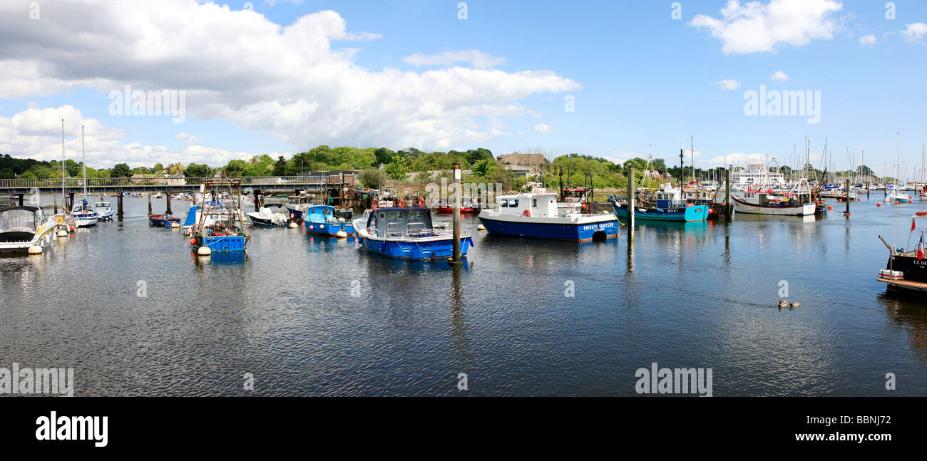 Isle wight ferry lymington harbour hi-res stock photography and images ...