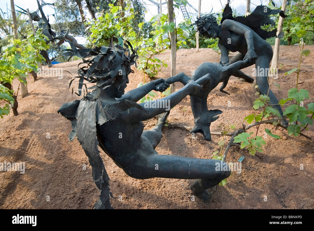 'The Rites of Dionysus ' by Tim Shaw at the Eden Project, Cornwall