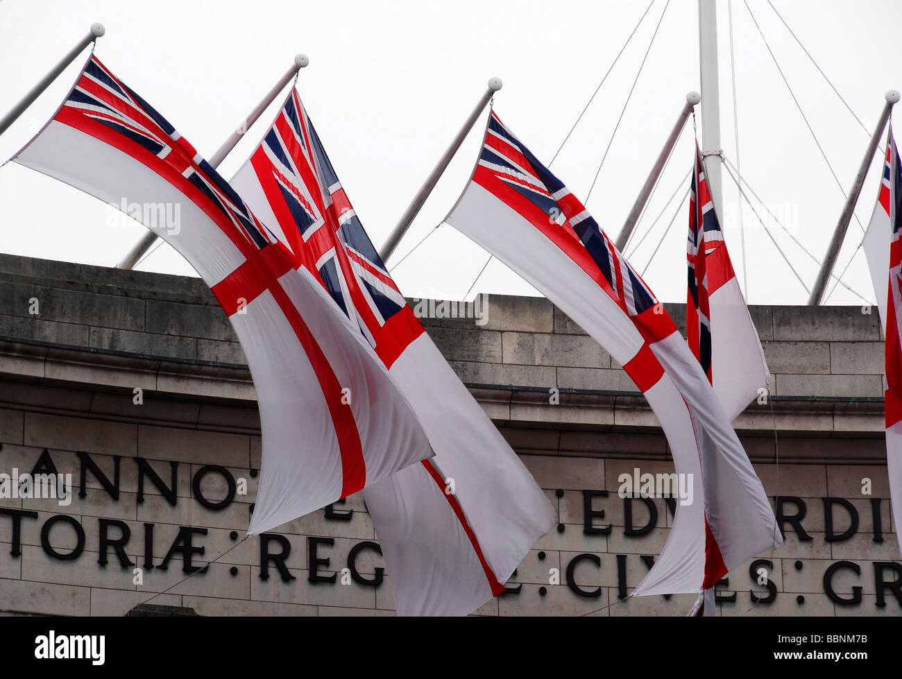 WW2 Royal Navy White Ensign Flag Cotton/Linen 53 X 27 Inches Approx. In - Foto 7