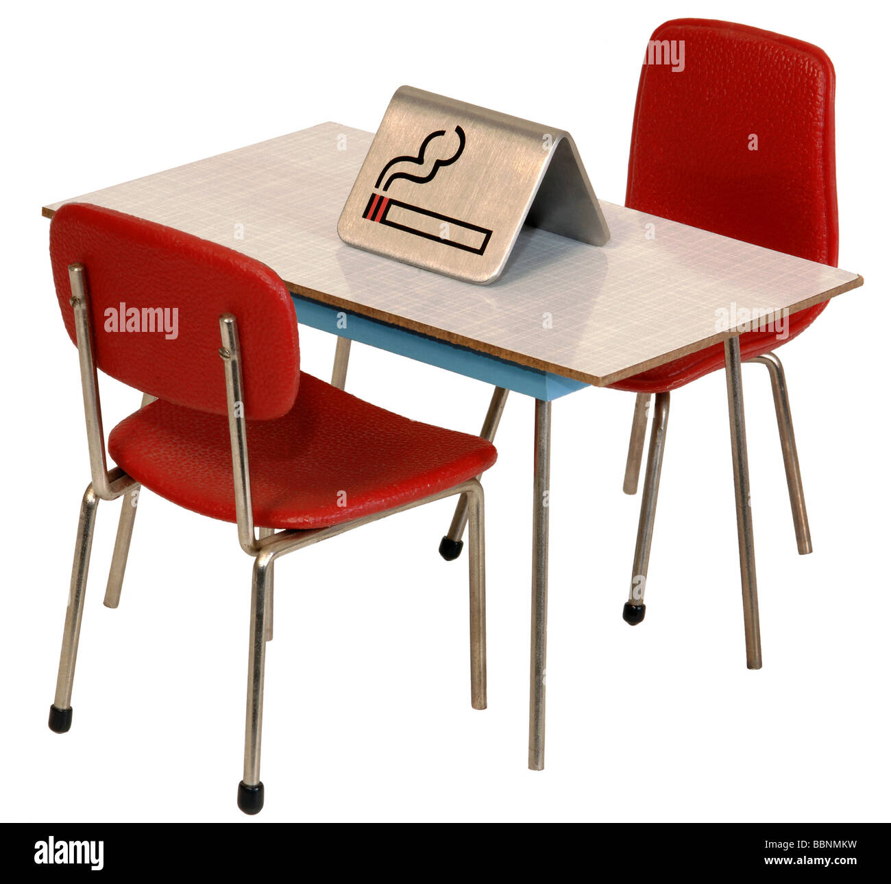 toys, miniature table for smoking zone, Germany, 1960s, Stock Photo