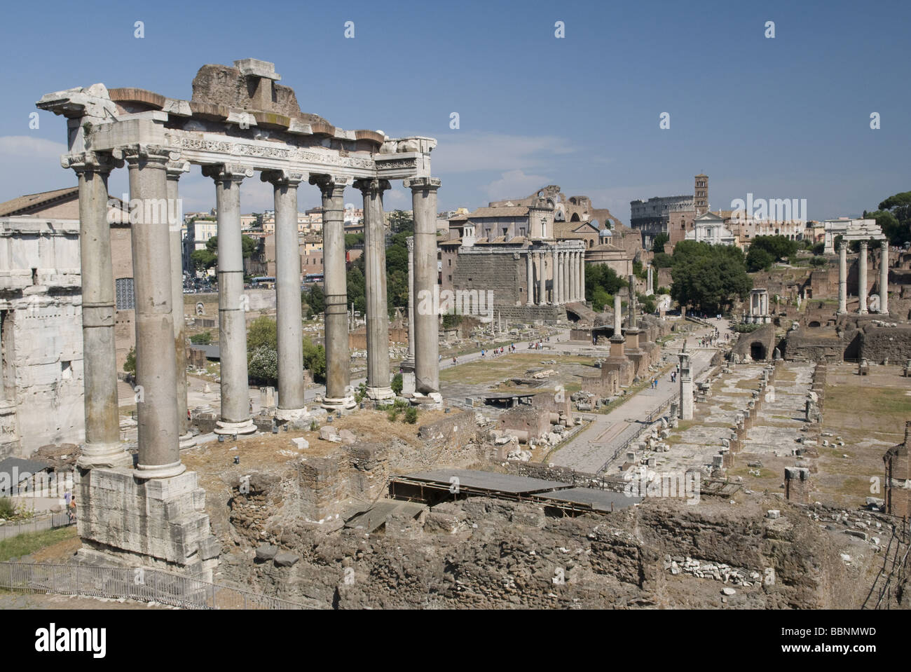 Geography travel italy rome forum romanum hi-res stock photography and ...