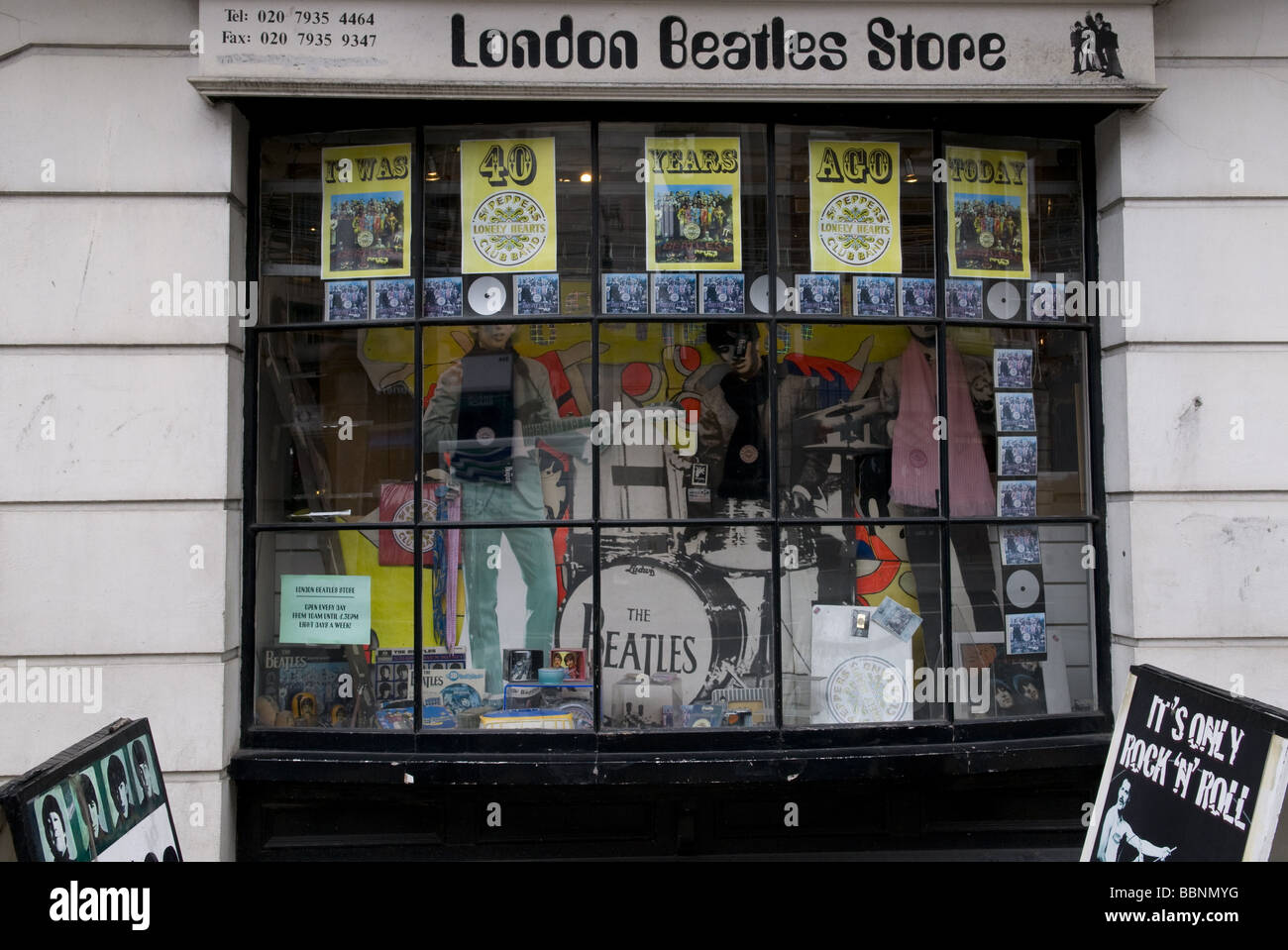 geography / travel, Great Britain, London, Beatles Store, exterior view, Additional-Rights-Clearance-Info-Not-Available Stock Photo