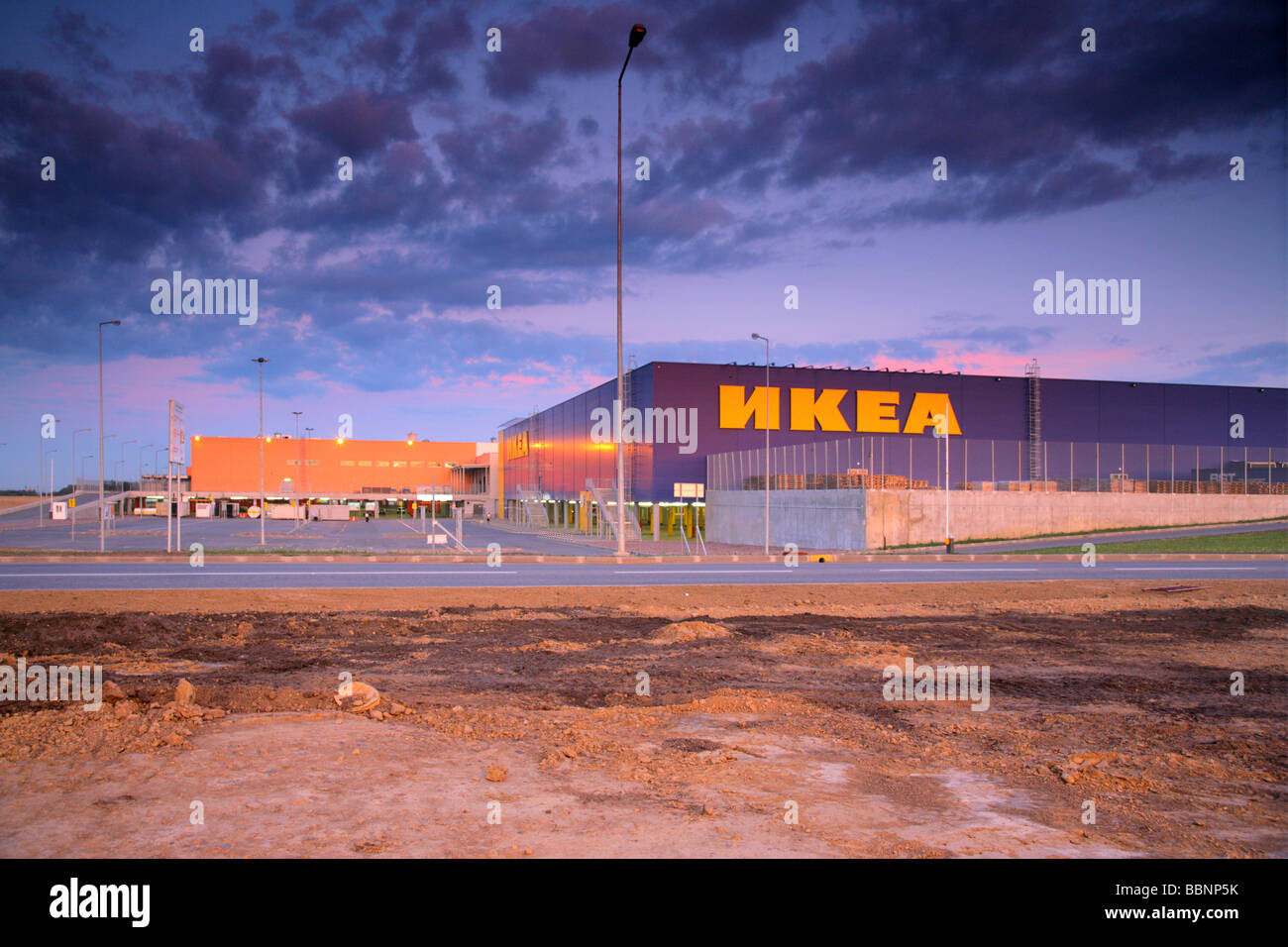 MEGA IKEA shopping center St Petersburg Russia, Parnas Stock Photo Alamy