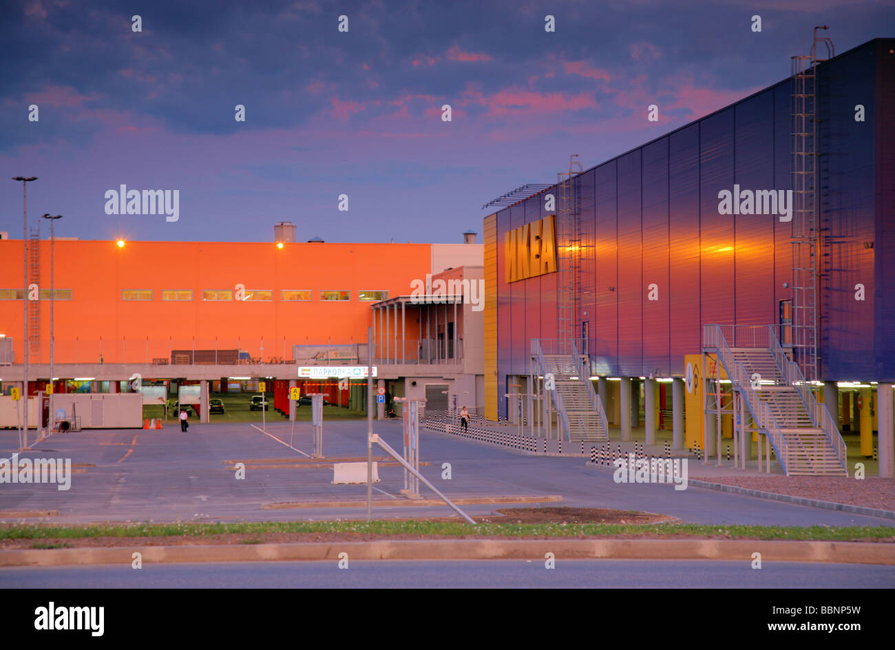 MEGA IKEA shopping center St Petersburg Russia, Parnas Stock Photo Alamy