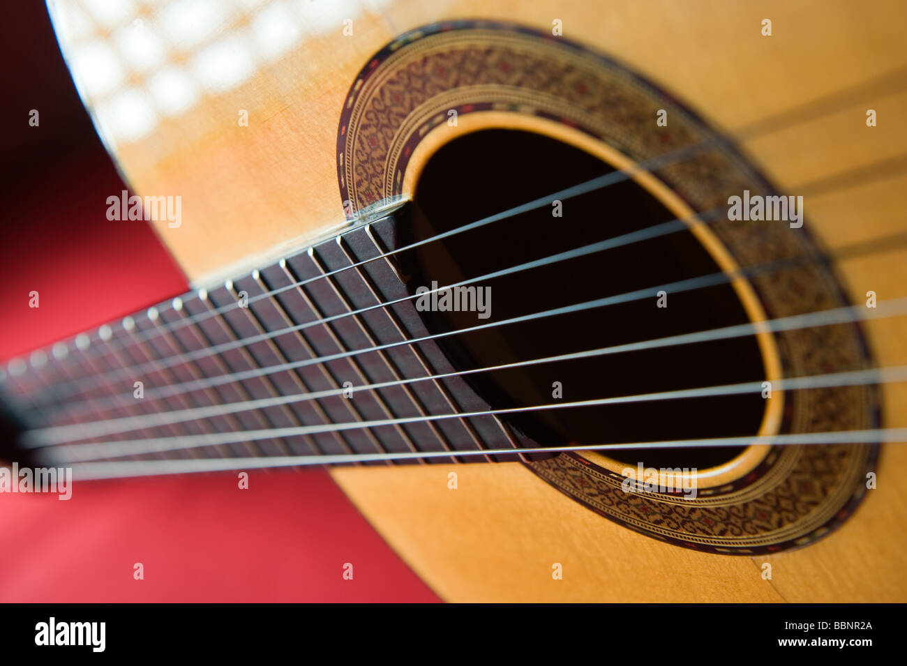 Flamenco guitar sound hole strings hi-res stock photography and images -  Alamy