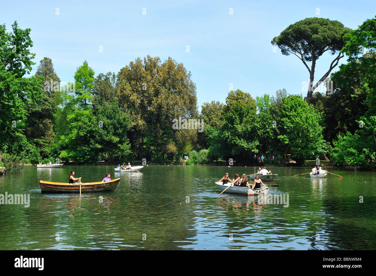 Villa borghese boat hi-res stock photography and images - Alamy