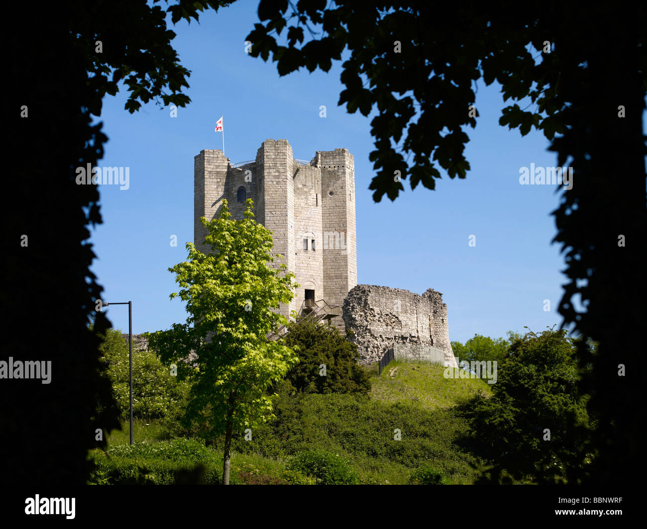 Conisbrough Castle, Nr Doncaster, South Yorkshire, Northern England Stock Photo