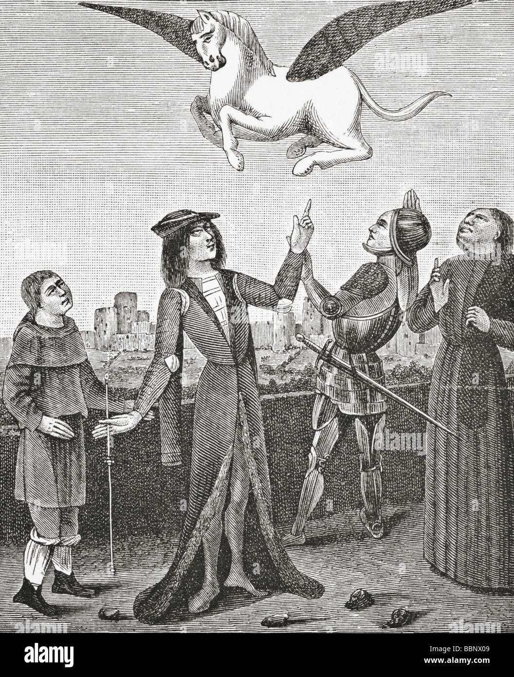 The Horse Pegasus Stock Photo