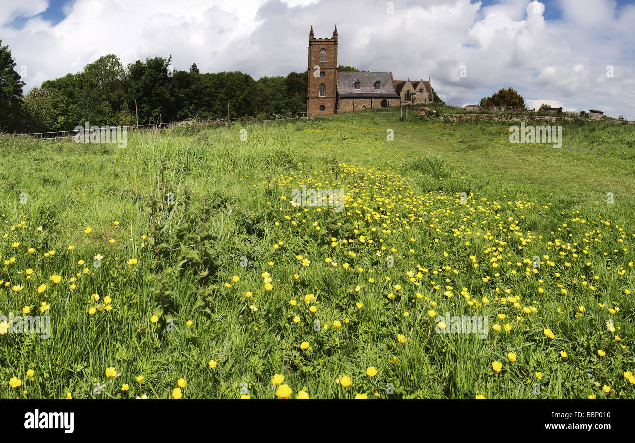 view from hanbury church worcestershire england uk the setting for the fictional village of ambridge in the radio serial the arc Stock Photo