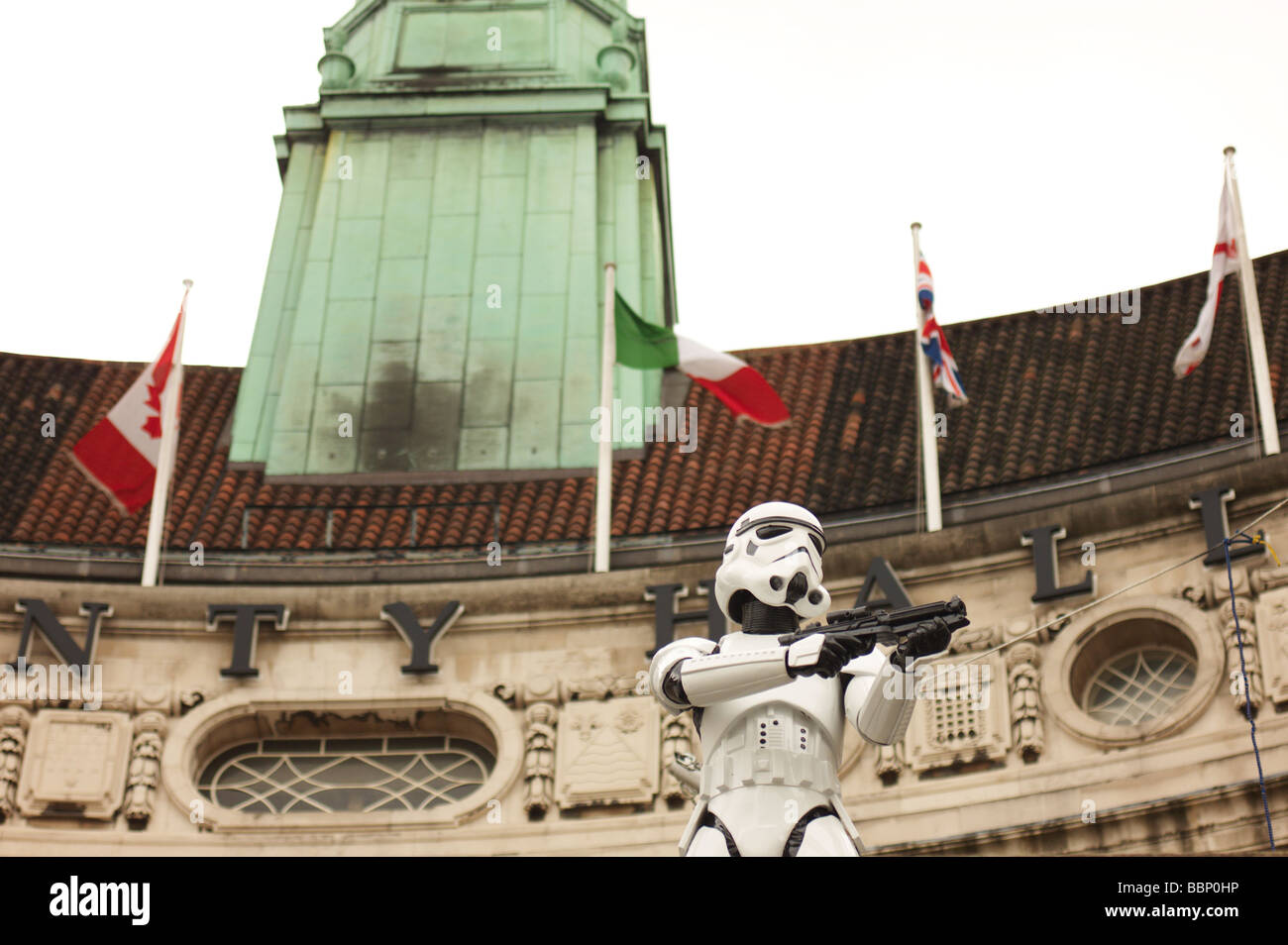 Storm Trooper London Stock Photo