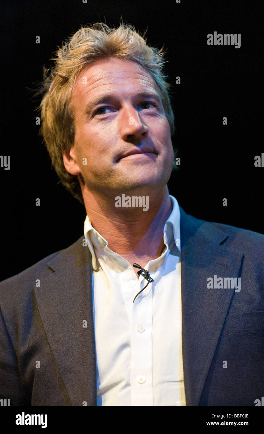 Ben Fogle English television presenter adventurer and writer pictured at Hay Festival 2009 Stock Photo