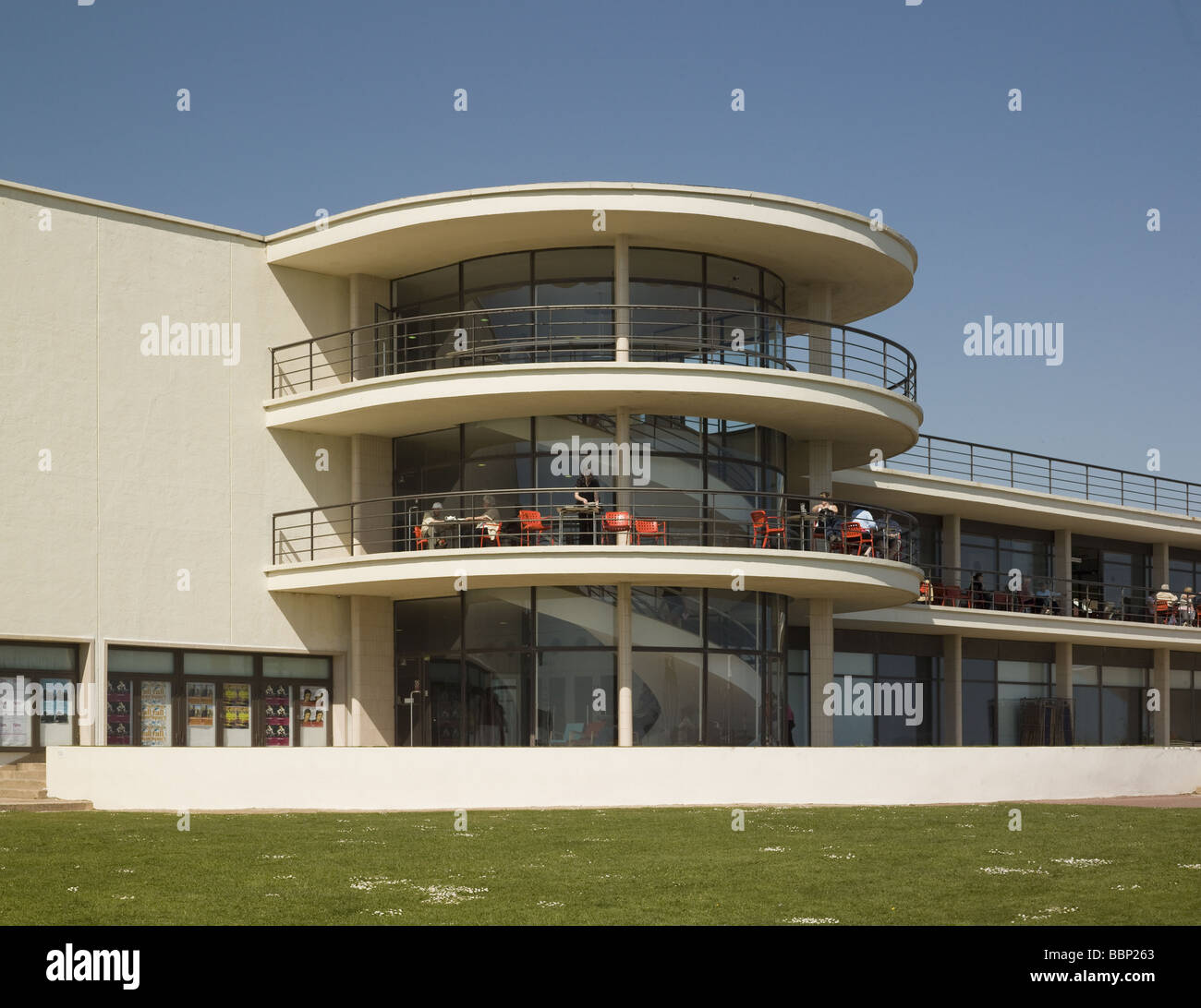 De la Warr Pavilion Bexhill on Sea 1935 by Eric Mendelssohn  and Serge Chermayeff Stock Photo