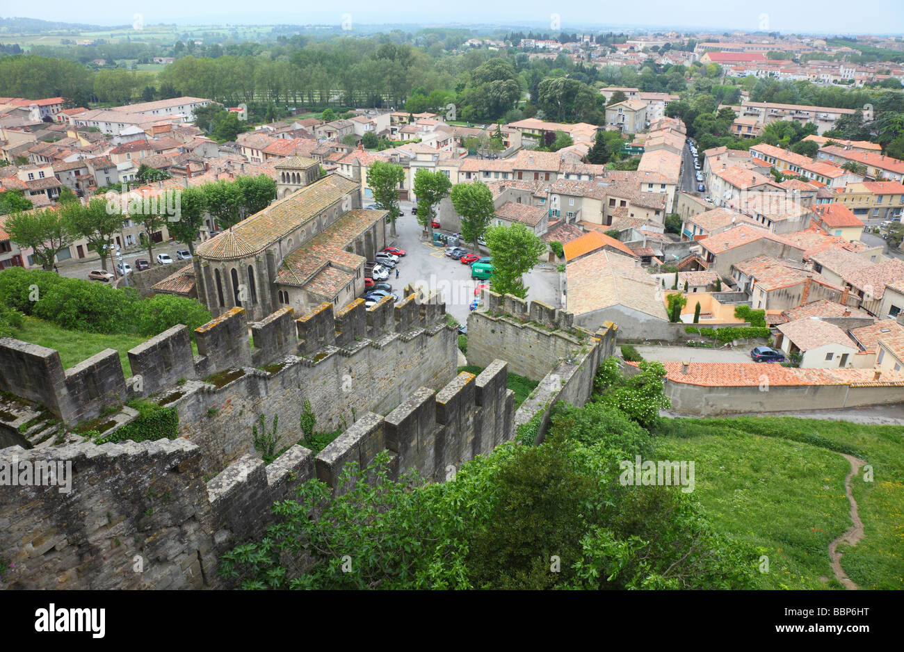 Carcassonne Aude Languedoc-Rousillon France Stock Photo
