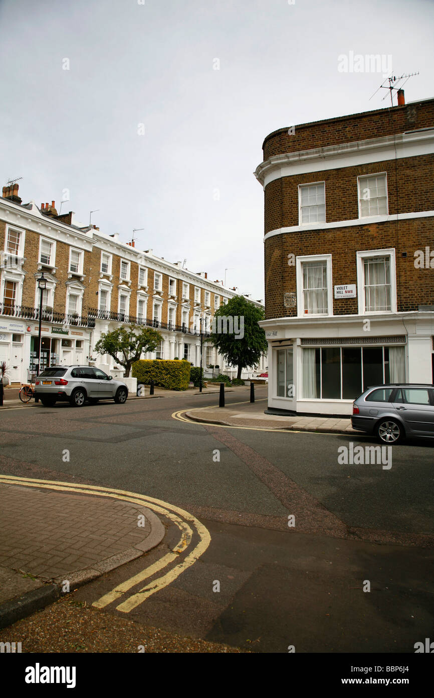 Violet Hill and Abbey Gardens, St Johns Wood, London, UK Stock Photo