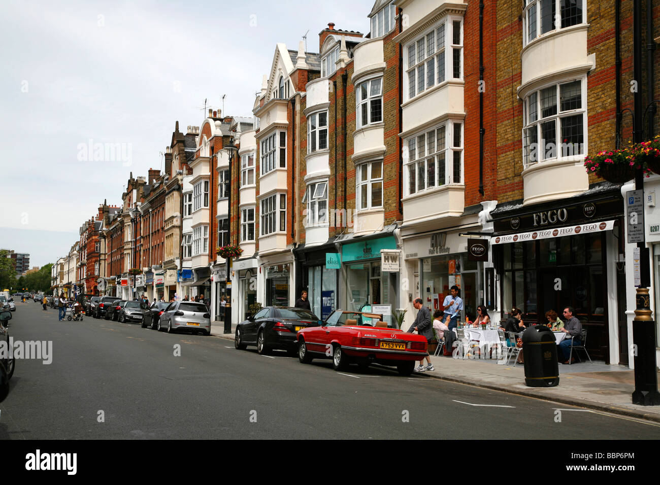 St Johns Wood High Street, St Johns Wood, London, UK Stock Photo