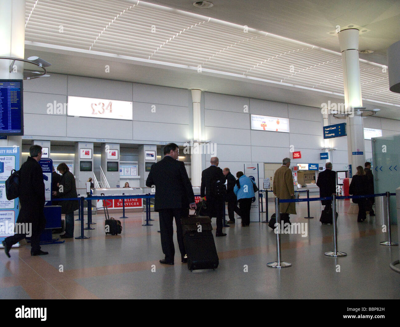 Jersey Airport Departures Stock Photo - Alamy