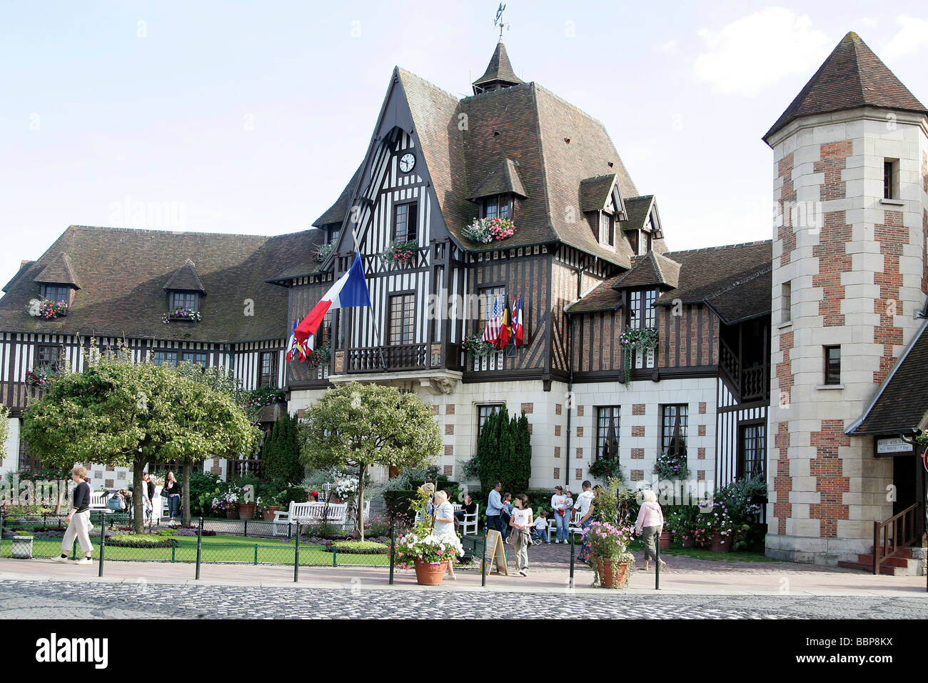 TOWN HALL, DEAUVILLE, CALVADOS (14), NORMANDY, FRANCE Stock Photo Alamy