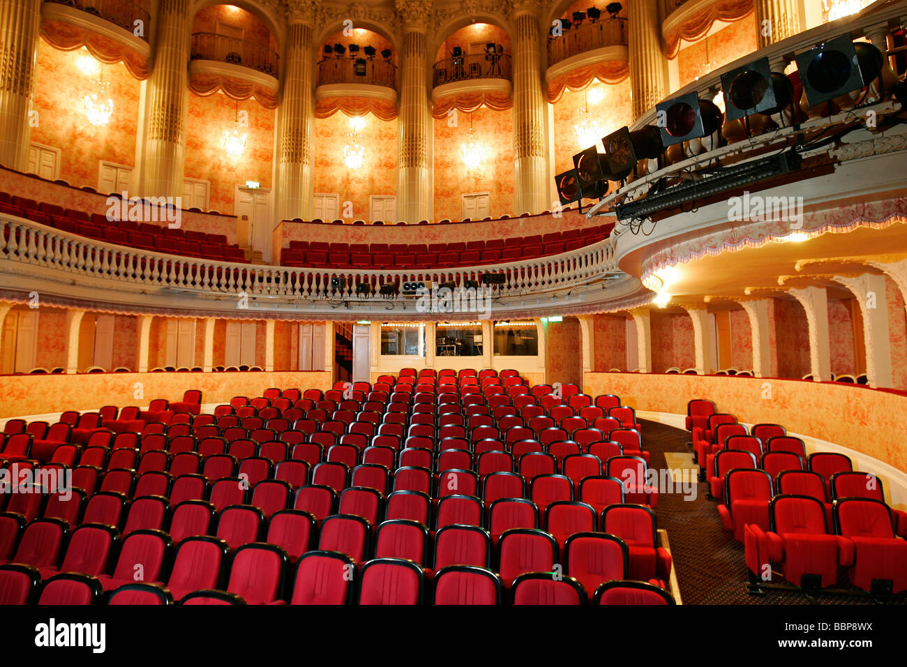 THE THEATER, THE CASINO IN DEAUVILLE, CALVADOS (14), NORMANDY, FRANCE Stock Photo