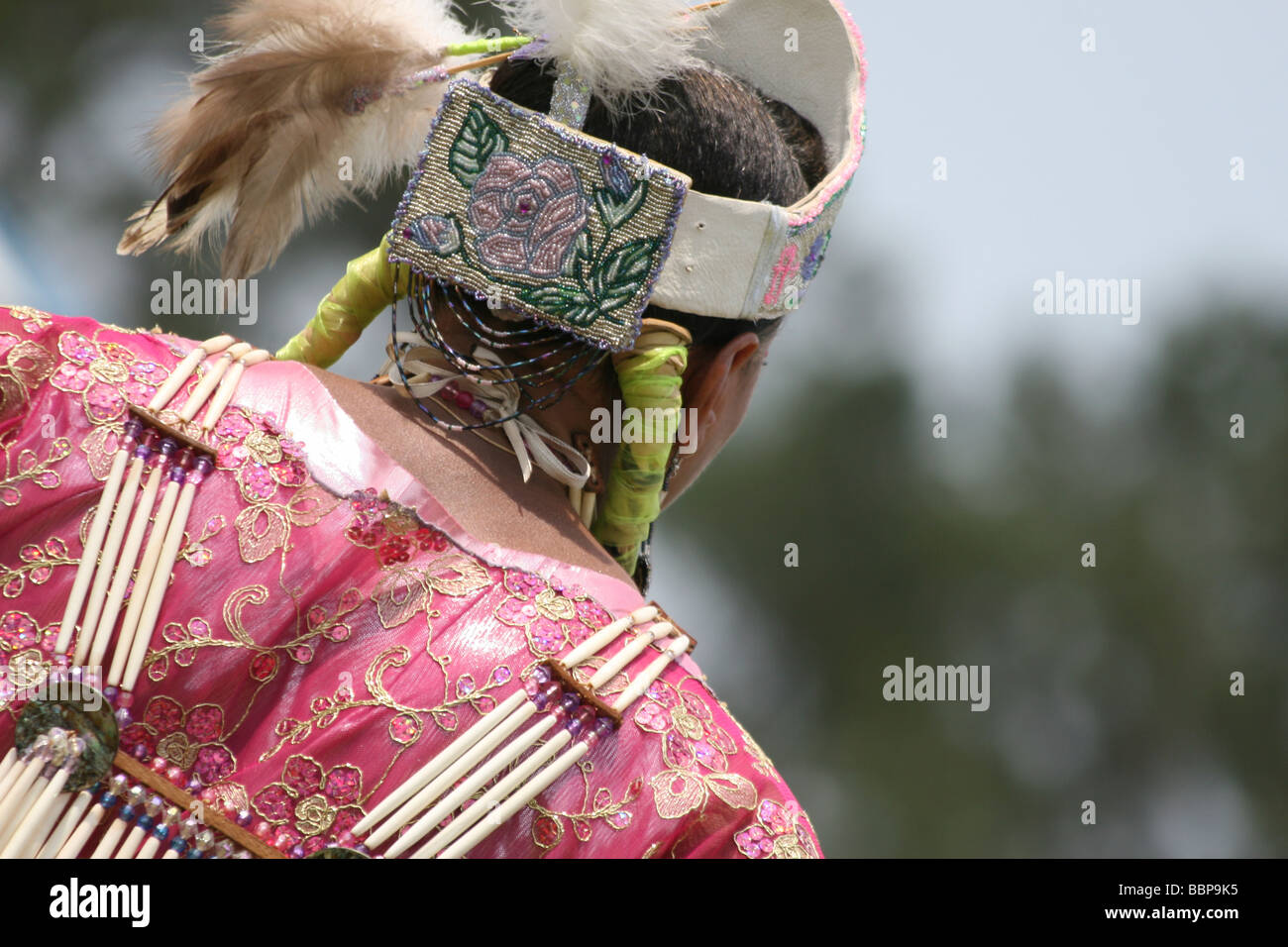 A Native American dances at the 8th Annual Red Wing PowWow in Virginia