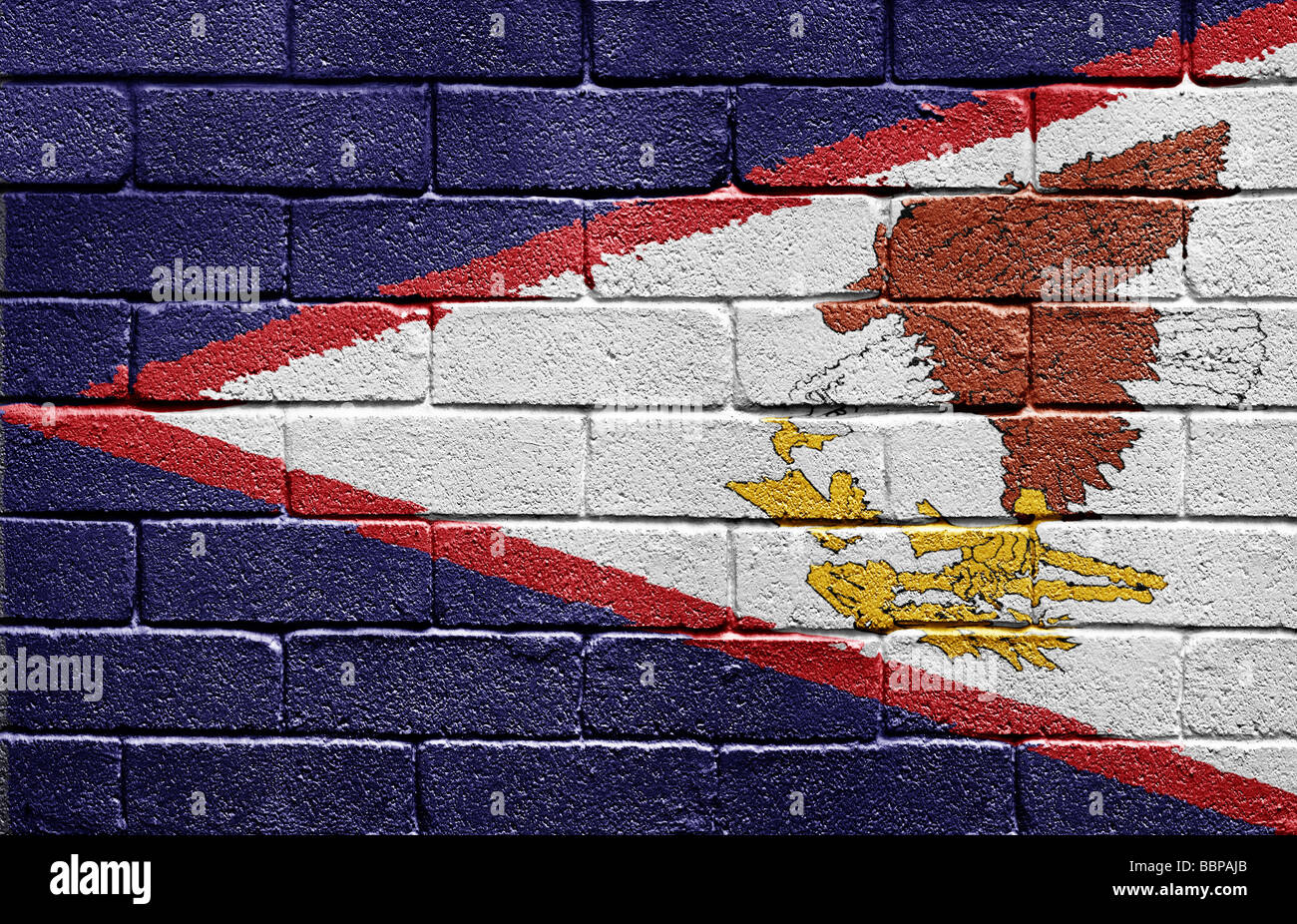 Flag of American Samoa Stock Photo - Alamy